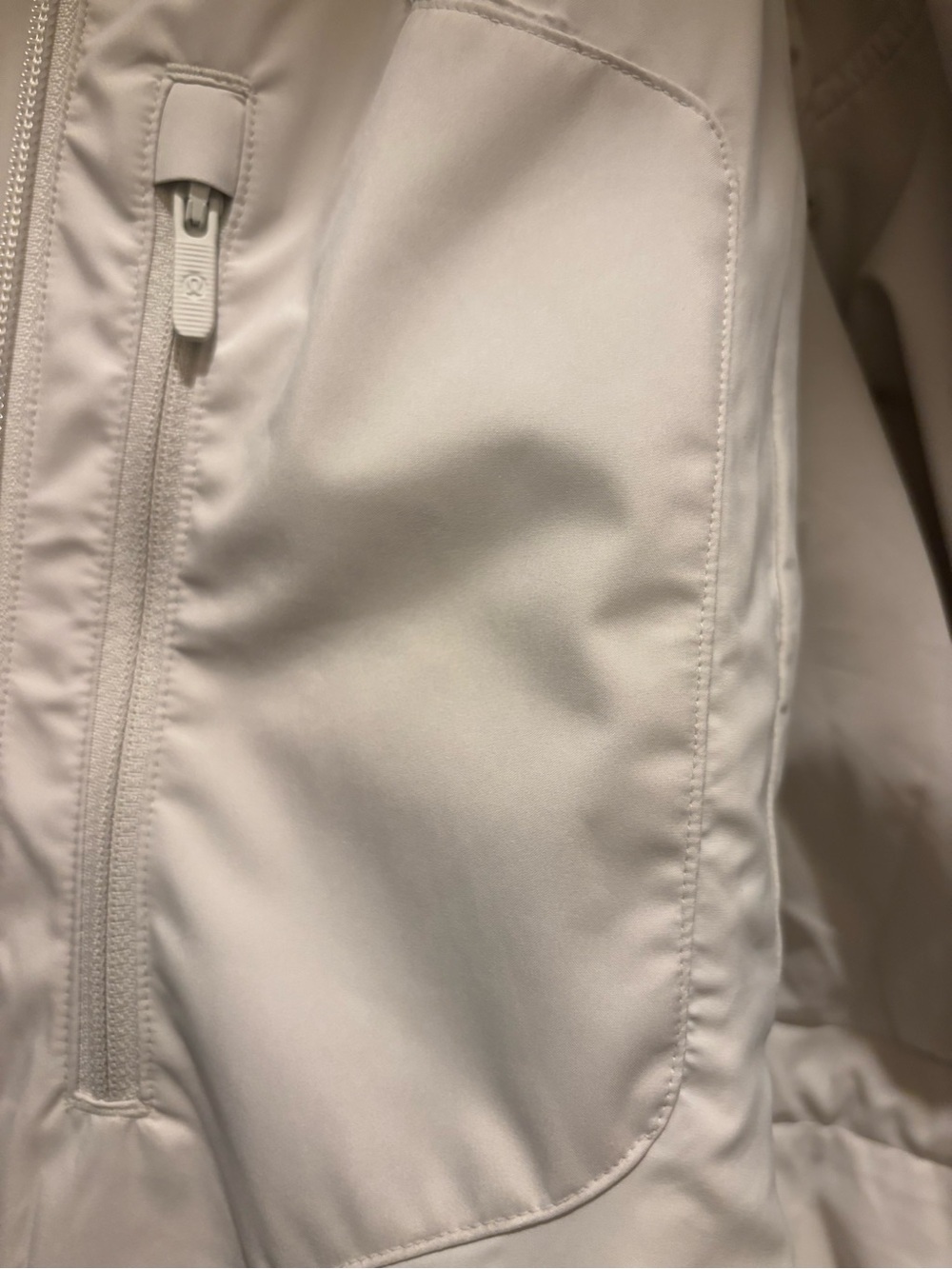 lululemon rain rebel Light Cream Hooded Trench / Rain Coat - Picture 5 of 10